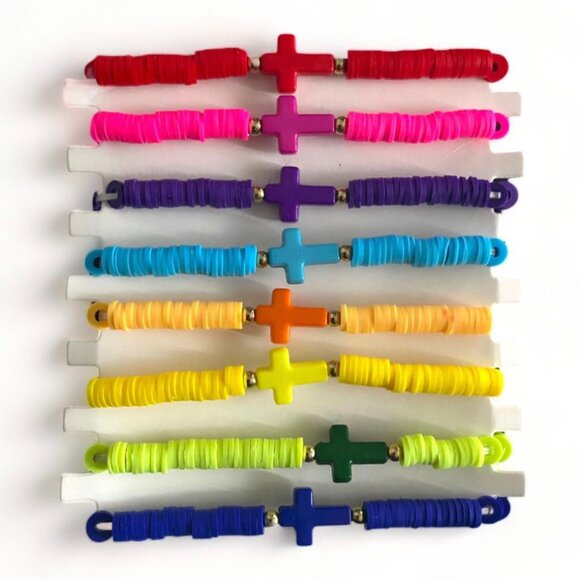 NEW- BOHEMIAN HANDMADE FAITH BRACELETS 7 OPTIONS - 1 (PC) - Picture 1 of 2